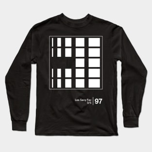 Les Savy Fav / Minimalist Graphic Artwork Design Long Sleeve T-Shirt